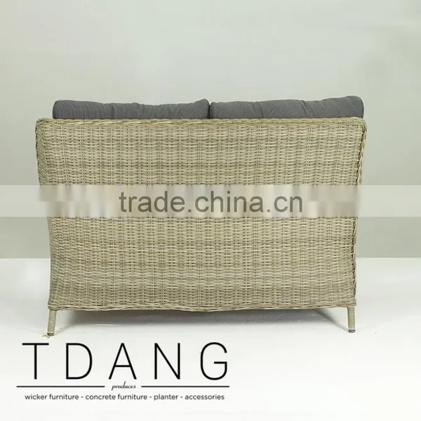 Hanna Wicker Sofa Left Hand- Modern Outdoor Wicker Furniture - Rattan Corner Sofa Sets photo-3