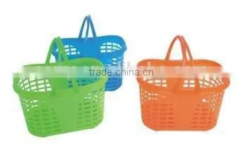 PP Plastic Basket With Handle/Storage Basket/food Basket photo-2