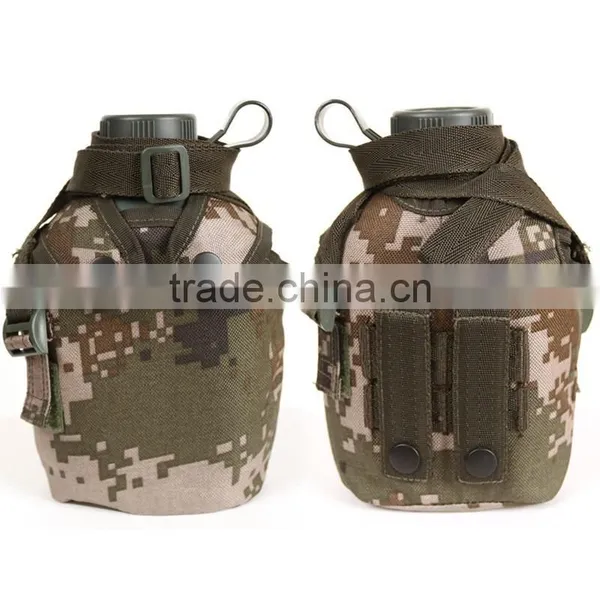 PE Army Canteen 1L Water Green Plastic Bottle for Military Use With Cover photo-6