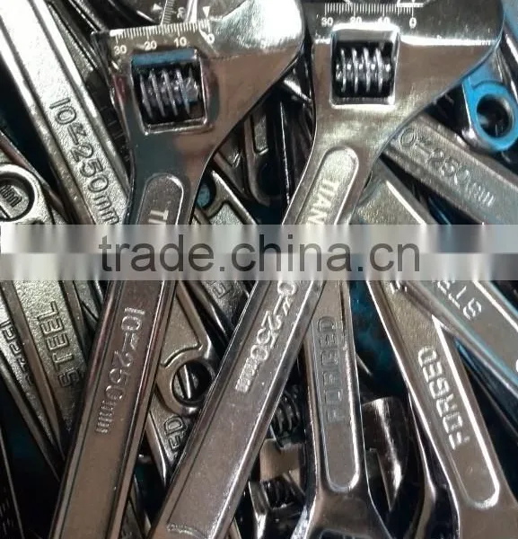 Drop Forged Carbon Steel Adjustable Wrench / Monkey Wrench photo-4