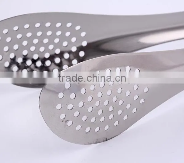 AFY26 Wholesale Kitchen and Barbecue Grill Stainless Steel Food Tong photo-2