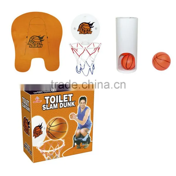 Slam Dunk Toilet Basketbal Novelty Closestool Basketball For Adult Toilet Basketball photo-3