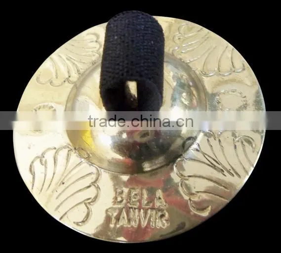 Belly Dance Finger Cymbals / Zills Set of 4 PCs With Pouch photo-2