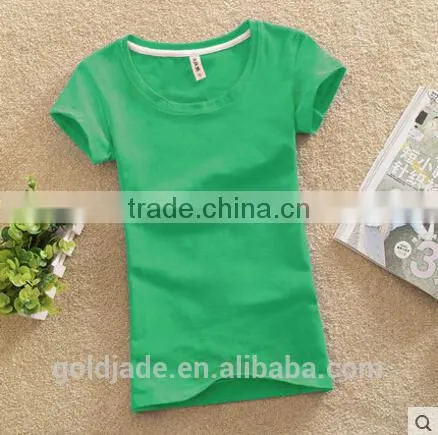 Customized Manufactorying Plain Ladies Short-sleeve T Shirt photo-4