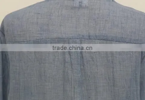 Woman Linen Shirts Linen Cotton Blouse Lady Long Sleeve Linen Shirts photo-4