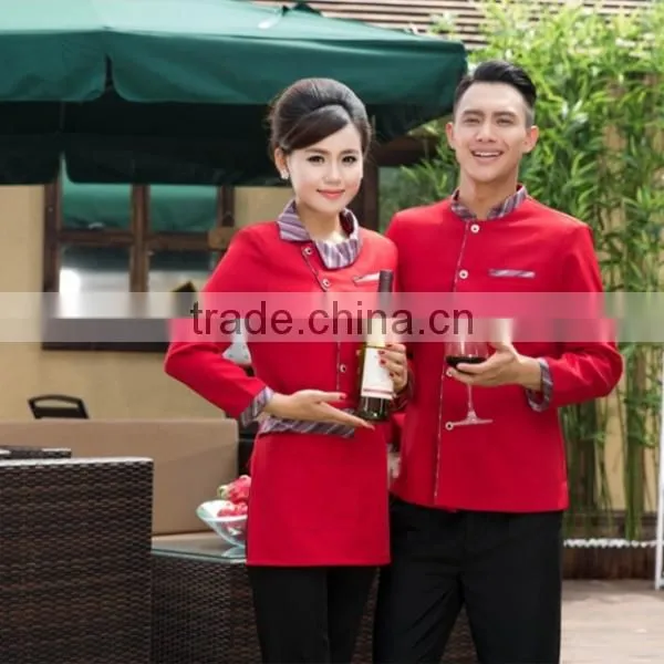 High Quality Poly Cotton Chef Cook Wear Durable Chef Uniform Jacket Shirt photo-5