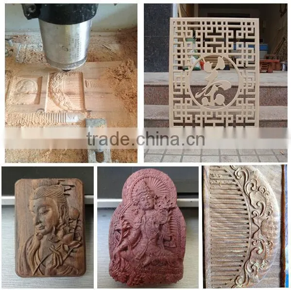 Mini 3D Cnc Router Guide Rail Wood Engraving Machine Low Price Wood Sculpture Machine photo-4