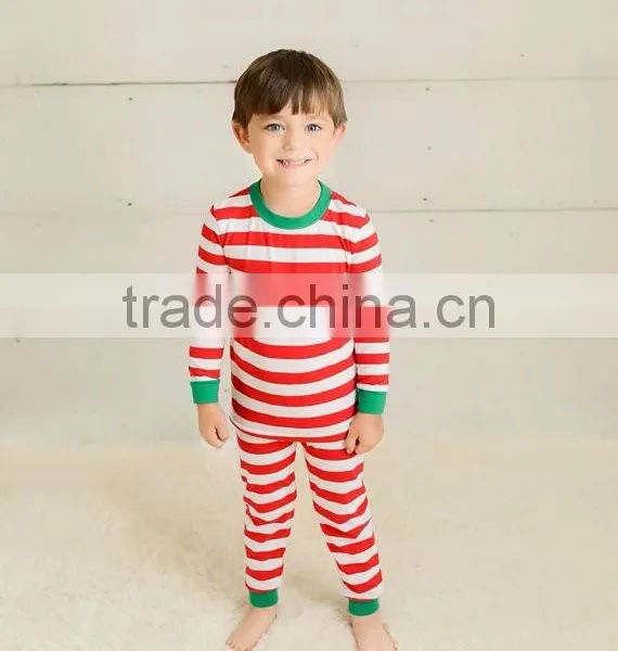 Stripe Knit Cotton Matching Family Pajamas photo-4