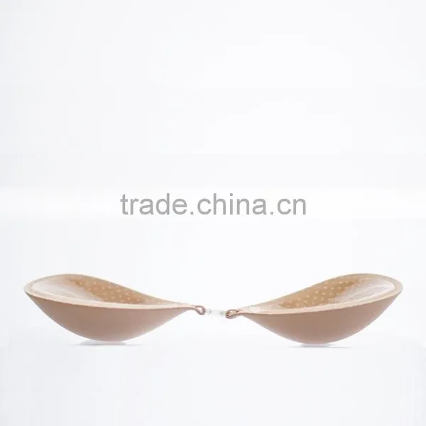 Big Women Sexy Bra Nude Under Cup Strapless Bra photo-3