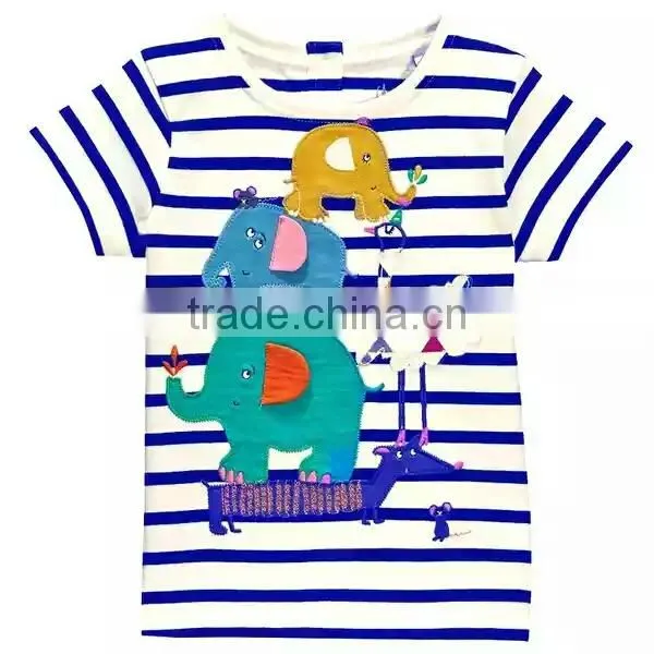 Wholesale Fashion Clothing Boys Clothes Strip CartoonT-Shirts photo-2