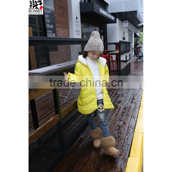 Girls Down Hoodie Warm Outerwear Down Jackets Coats photo-6