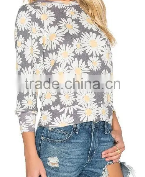 Runwaylover EY2353B New Design 2017 Ladies Fashion Printed Hoodies photo-2
