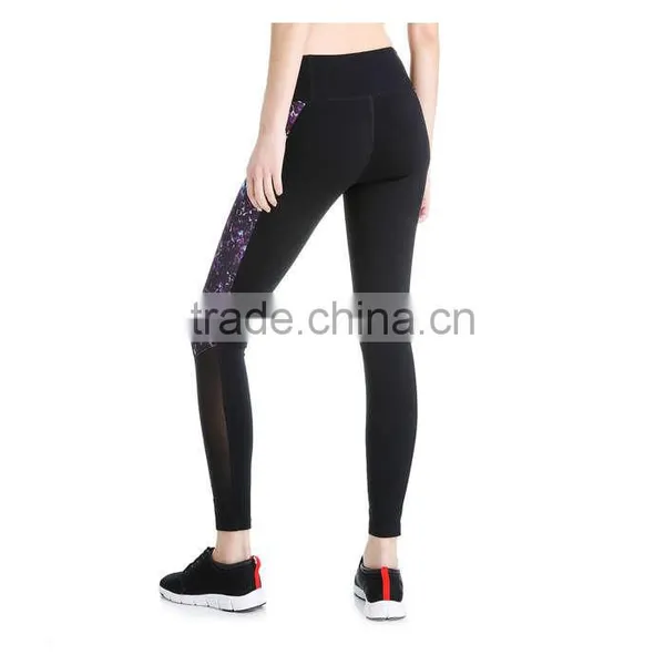 2017 Custom High Quality Floral Printing Yoga Clothing Sets for Women photo-6