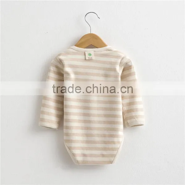 Wholesale Organic Cotton Baby One Piece Rompers Newborn Baby Bodysuit Baby Girl Bodysuit photo-3