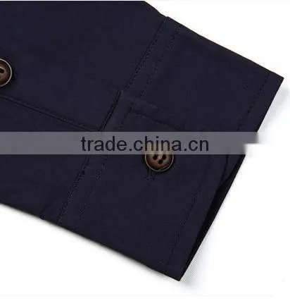 2016 Fashion Design Men Splicing Casual Shirt photo-5