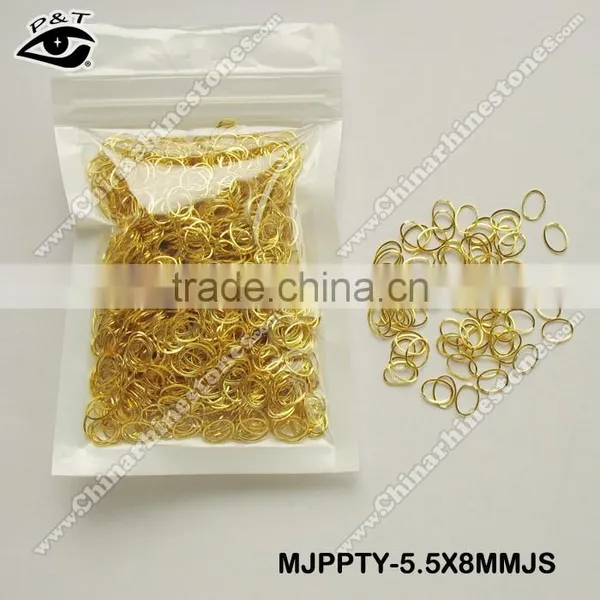 5.5x8mm Tiny Oval Hole Studs for Nail Art photo-2