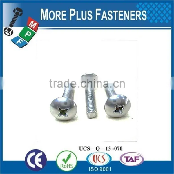 Made in Taiwan Hex Socket Countersunk Head Machine Screw Mushroom Head Ribbed Neck Machine Screw Square Head Machine Screw photo-6