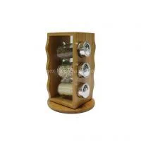 Bamboo Spice Rack Set Organizer/Homex_FSC & BSCI photo-3