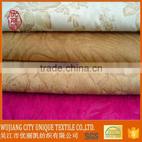 150g 105d*200d100%polyester Bronzing Suede Fabric photo-3
