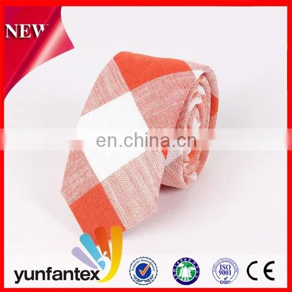 2017 Latest New Fashion Design Cotton Costom Plaid Tie photo-6