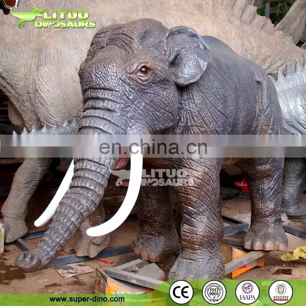 Professional Animatronic Elephant Model Life Size Elephant for Sale photo-3