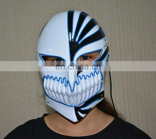 Cold Light Glowing Mask Voice Control Hallowmas Facial Mask