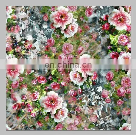 Printed Cotton Fabric With Digital Printing For Garment