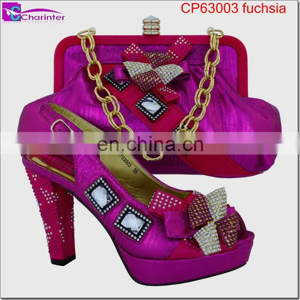 Italian Shoes and Bags to Match Women Ladies Shoes Wholesale African Shoes and Bag photo-3