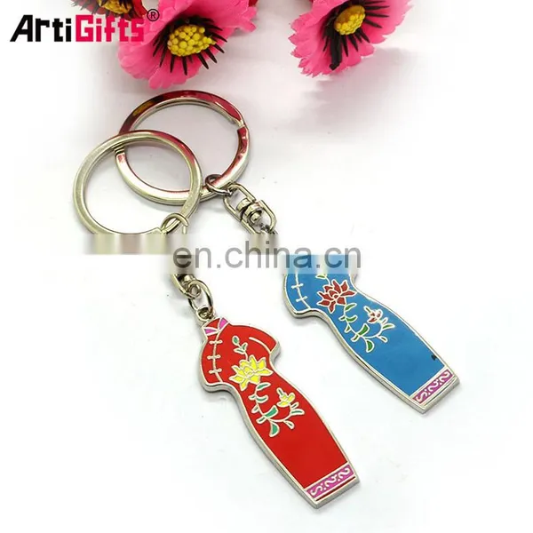 Wholesale Metal Chinese Clothes Keychain photo-3
