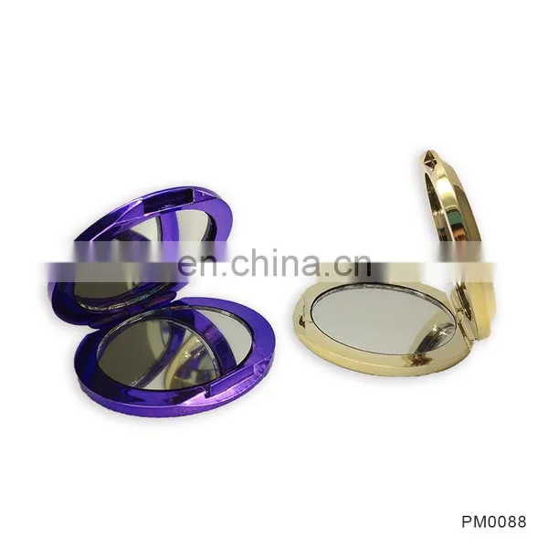 Custom Transfer Logo Sedex Audit Pocket Mirror Wholesale Foldable Double Sided Mirror photo-2