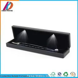 Fashion LED Light Ring/Necklace/Bracelet Packaging Jewelry Box photo-2