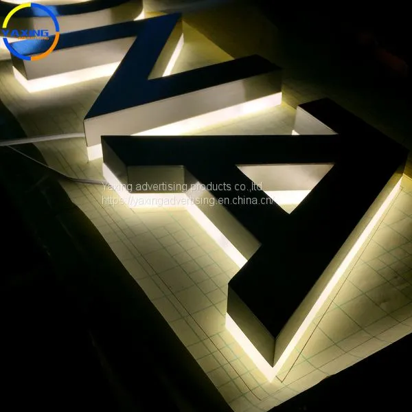 Diy Custom Advertising Led Acrylic Sign Backlit Letters for Shop Sign