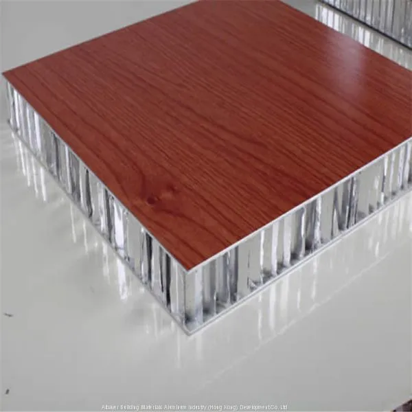 High Quality Wood Grain Aluminum Honeycomb Panel Manufacturer photo-3