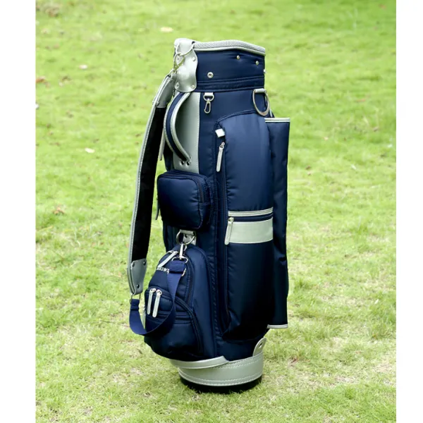 Polyester Material Navy Color Golf Caddy Bag With Custom Logo photo-3
