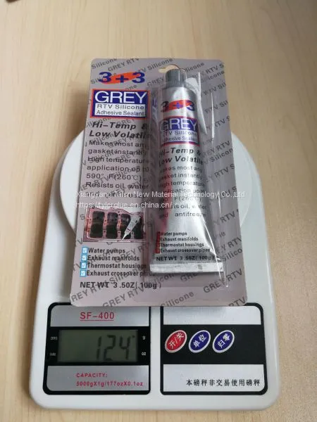 Grey Color Fast Curing 100g RTV Silicone Sealant Gasket Maker With 2g Super Glue photo-3