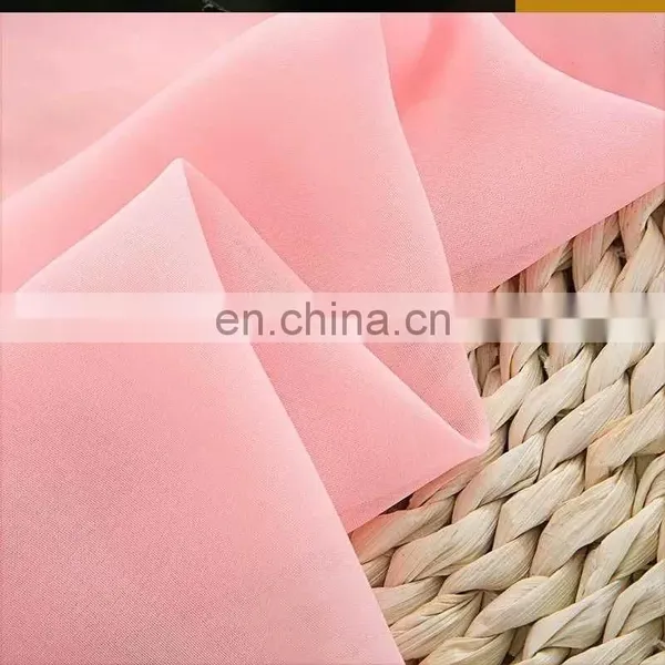China Supplier 100% Polyester Woven Chiffon Fabric for Woman Dress photo-4