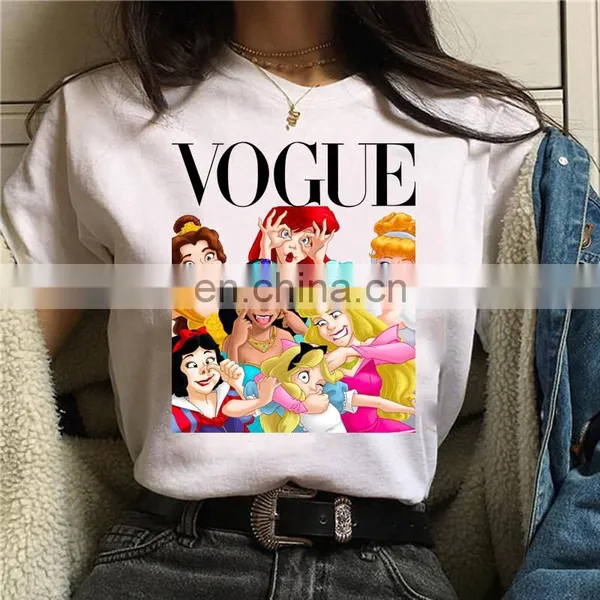 2020 Princess Vogue Tee Women Summer Graphic T-Shirts photo-6