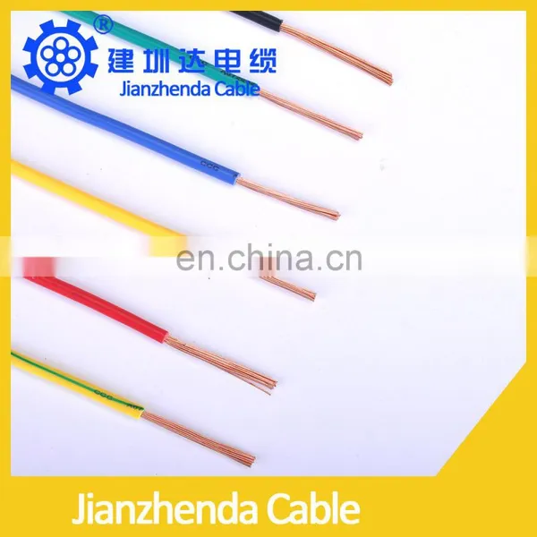 Wholesale Single Type Copper Core 1.5 mm 2.5 mm 4 mm 6 mm Electrical Wire photo-5