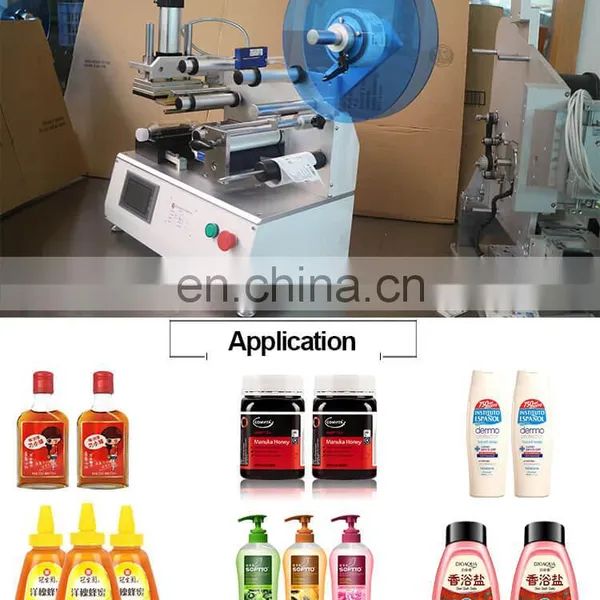 Small Semi Automatic Manual Square Flat Bottle Used Labeling Machine photo-5