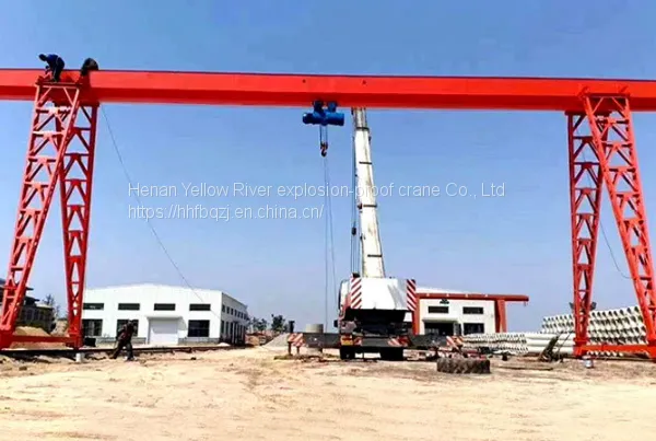 MH 4t Electric Gantry Crane，Outdoor Stockyard, Gantry Crane, Electric Hoist photo-2