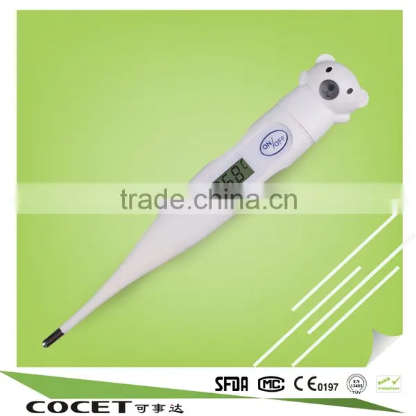 CE ROHS Approved Wholesale Waterproof Cartoon Baby Digital Thermometer for Kids photo-3