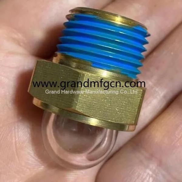 NPT 1/2 Heat Exchanger Radiator Liquid Level Sight Glass Compressor Oil Levels photo-2