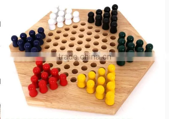 2015 Hot Promotional Items Wooden Musical Instruments Play Chess Game Now Wooden Hexagon Draughts Children's Early Education Toy photo-5
