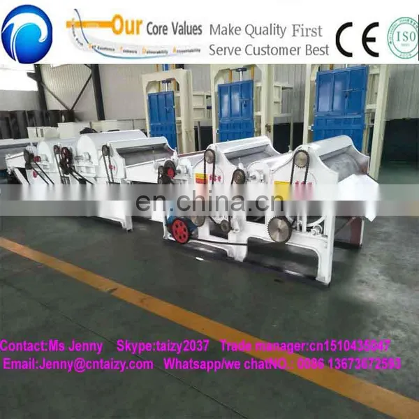 Old Waste Cotton Opener/ Textile / Fiber /waste Cloth Rag Opening Machine photo-2