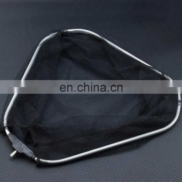 JOHNCOO 148CM Telescopic Folded Hand 5 Sections Stainless Steel Landing Nylon Fishing Net photo-5