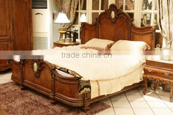 Hotel Bed Designs of Princess Bed Canopy Wooden Bedroom Furniture Set Quality Choice photo-2