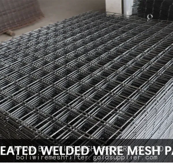 BLACK WELDED MESH PANEL Welded Wire Mesh Panel and Rolls. High Quality Competitive Price BOLI WELDED MESH