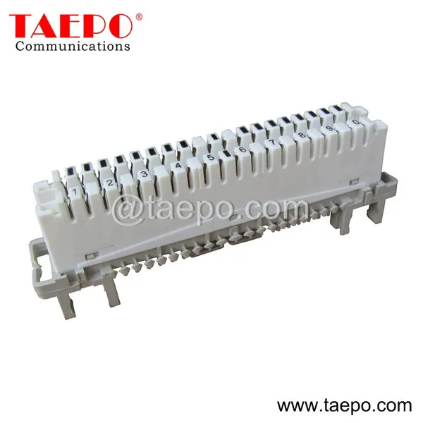 Sample Free 10 pair profile telephone krone lsa disconnection module from China Factory TAEPO