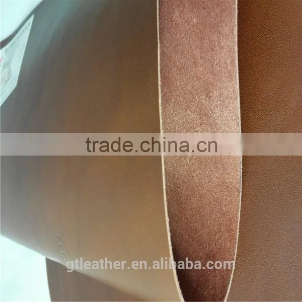 Genuine Shiny Cow Leather for Men Shoes Leather photo-6