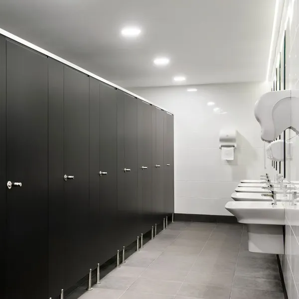 Manufacturers Phenolic Toilet Partitions Door Modular Gym Room Shower Toilet Cubicles
